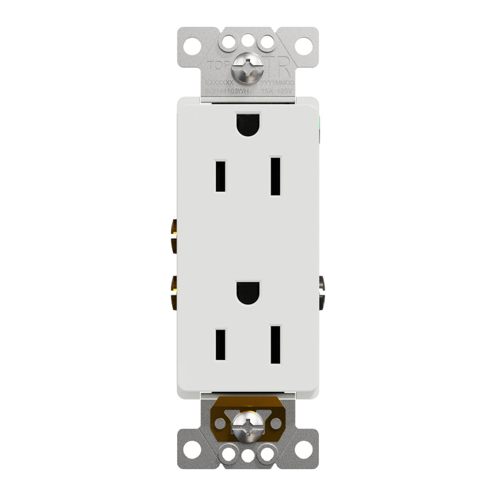 Schneider Electric Tr 15A Receptacle Resi Wh 30 Pk