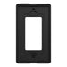Square D 1 Gang Screwless Matte Wall Plate Bk