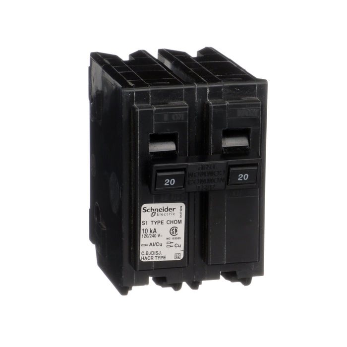 Schneider Electric Miniature Circuit Breaker 120/240V 20A