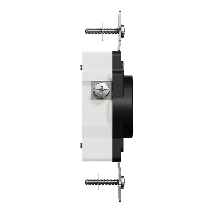 Schneider Electric Tr 15A Single Outlet Comm Bk