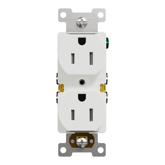 Schneider Electric Tr 15A Duplex Outlet Resi Wh
