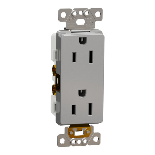 Schneider Electric Tr 15A Receptacle Comm Gy