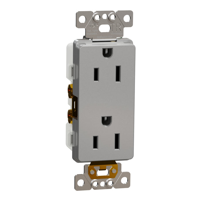 Schneider Electric Tr 15A Receptacle Comm Gy