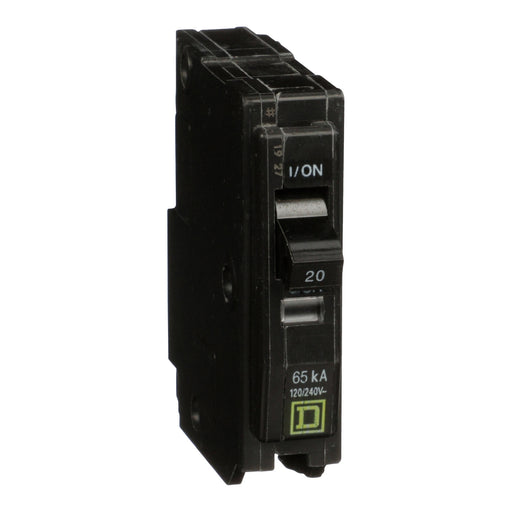 Schneider Electric Miniature Circuit Breaker 120/240V 20A QH120