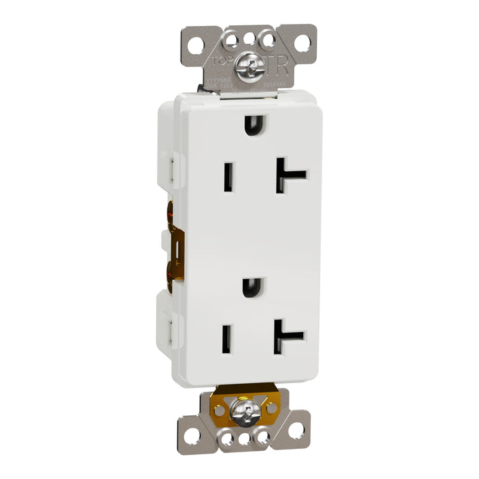 Schneider Electric Tr 20A Receptacle Comm Wh 30 Pk