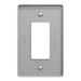 Square D 1 Gang Mid+ Wall Plate Gy