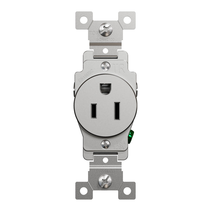 Schneider Electric Tr 15A Single Outlet Comm Gy