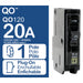Square D Miniature Circuit Breaker 120/240V 20A