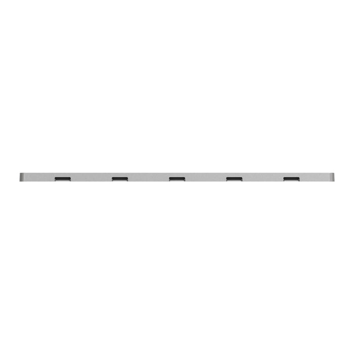 Square D 5 Gang Screwless Matte Wall Plate Gy