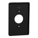 Square D 1 G Mid+ Single Outlet Wall Plate Bk