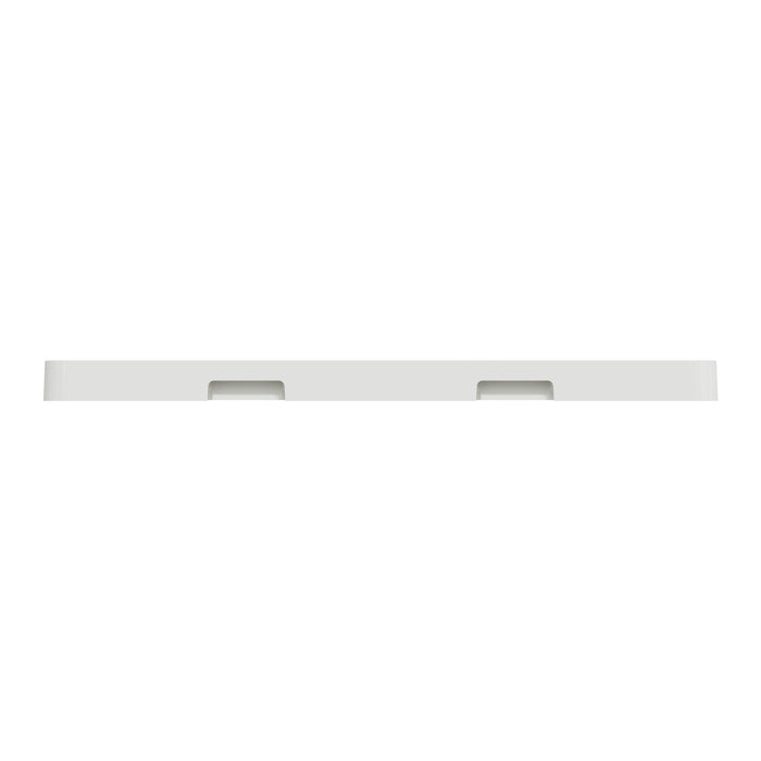 Square D 2 Gang Screwless Matte Wall Plate Wh