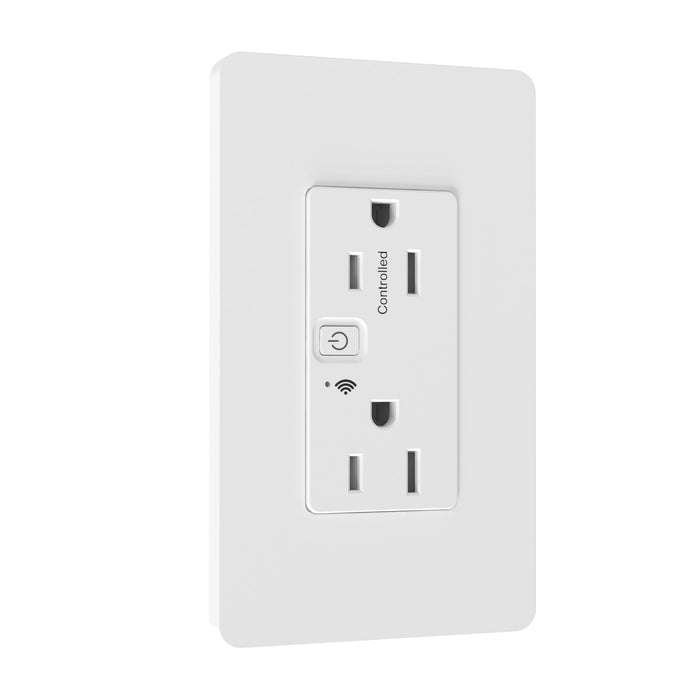 Schneider Electric Wifi Matter 15A Receptacle Wh Wp
