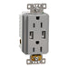 Schneider Electric Usb A/A 4.8A Chargr Tr Duplx 15A Recp Gy