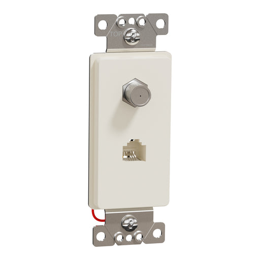 Square D Catv/Tel F/Rj11 4P4C Strap La