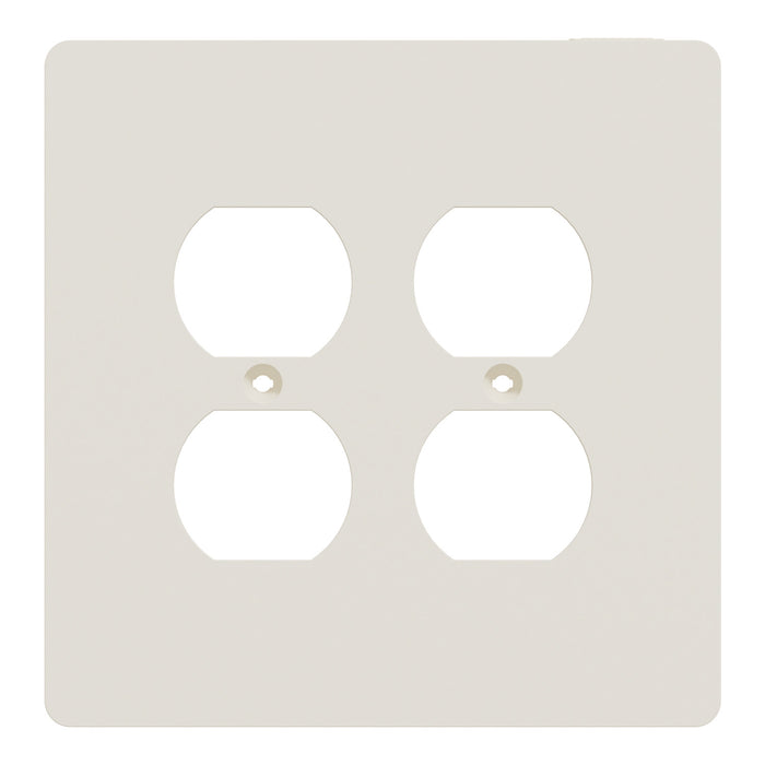 Square D 2 G Mid+ 2 Duplex Outlet Wall Plt La