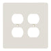 Square D 2 G Mid+ 2 Duplex Outlet Wall Plt La