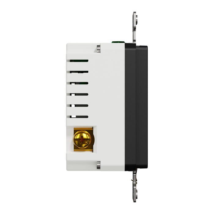 Schneider Electric Usb A/C 5.4A Chargr Tr Duplx 15A Recp Bk