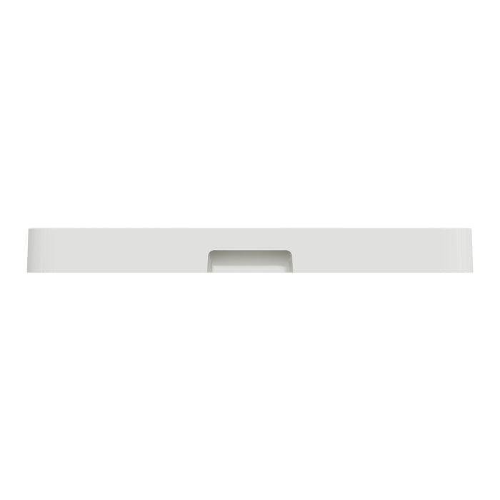 Square D 1 Gang Screwless Matte Wall Plate Wh
