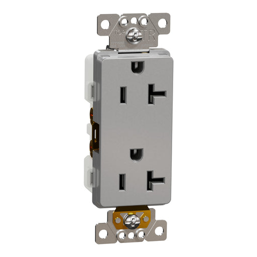Schneider Electric Tr 20A Receptacle Comm Gy
