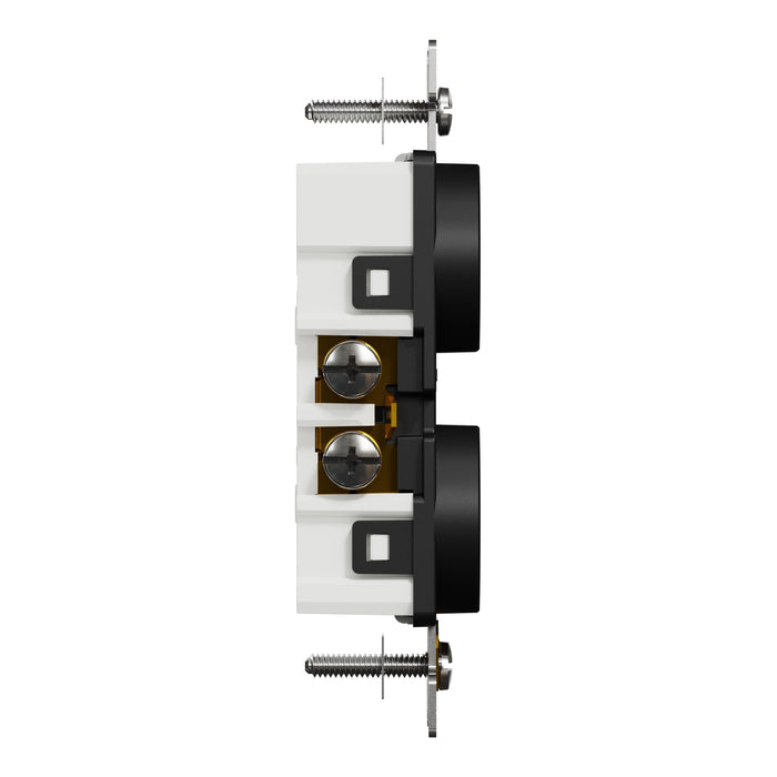 Schneider Electric Tr 15A Duplex Outlet Resi Bk
