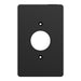 Square D 1 G Mid+ Single Outlet Wall Plate Bk