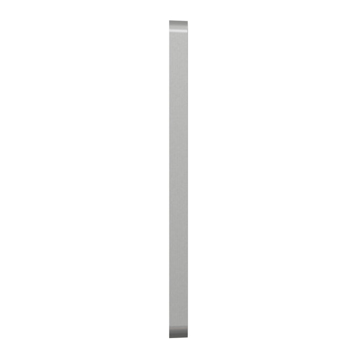 Square D 2 Gang Screwless Matte Wall Plate Gy