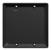 Square D 2 Gang Blank Wall Plate Bk