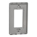 Square D 1 Gang Screwless Matte Wall Plate Gy