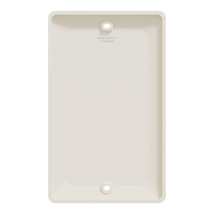 Square D 1 Gang Blank Matte Wall Plate La