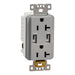 Schneider Electric Usb A/A 4.8A Chargr Tr Duplx 20A Recp Gy