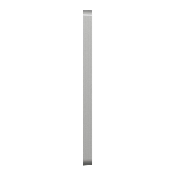 Square D 4 Gang Screwless Matte Wall Plate Gy
