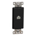 Square D Data Cat 6 Rj45 Strap Bk