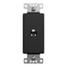 Square D Tel Rj11 4P4C Strap Bk