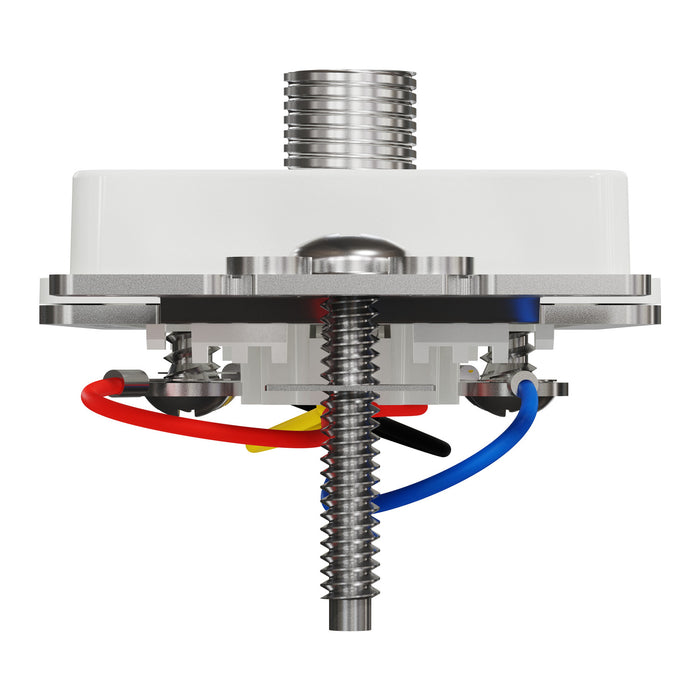 Square D Catv/Tel F/Rj11 4P4C Strap Wh