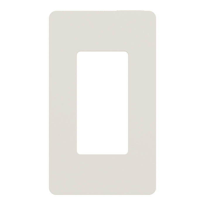 Square D 1 Gang Screwless Matte Wall Plate La
