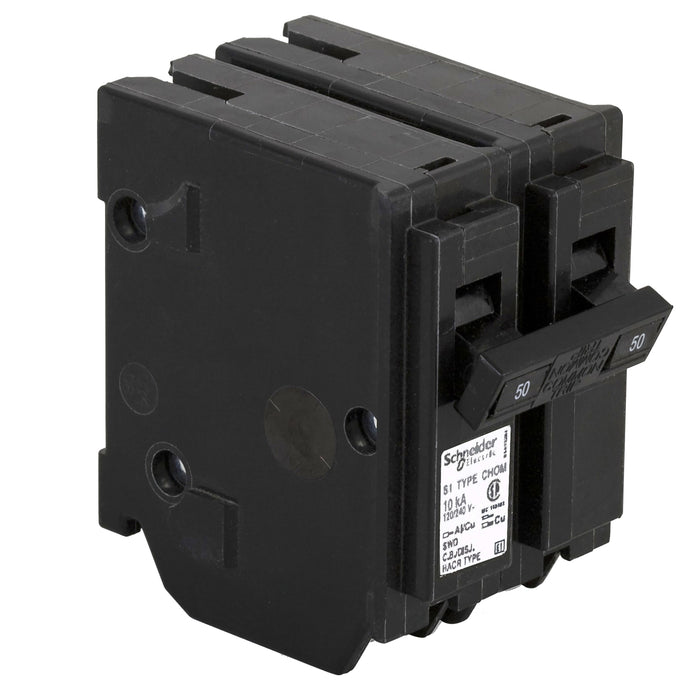 Schneider Electric Miniature Circuit Breaker 120/240V 50A
