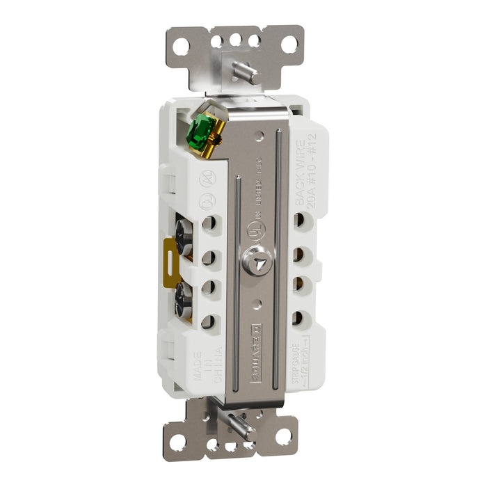 Schneider Electric Wr/Tr 20A Receptacle Comm Wh