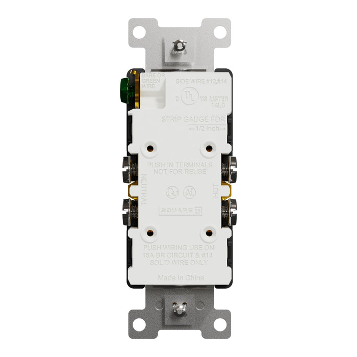 Schneider Electric Tr 15A Duplex Outlet Resi Bk