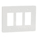Square D 3 Gang Mid+ Wall Plate Wh