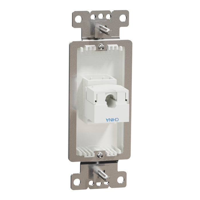 Square D Data Cat 6 Rj45 Strap Wh