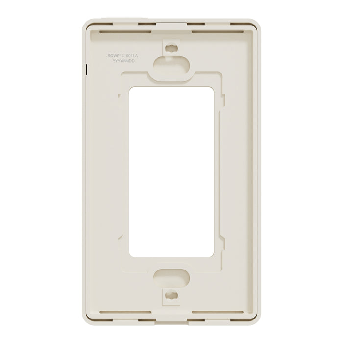 Square D 1 Gang Screwless Matte Wall Plate La