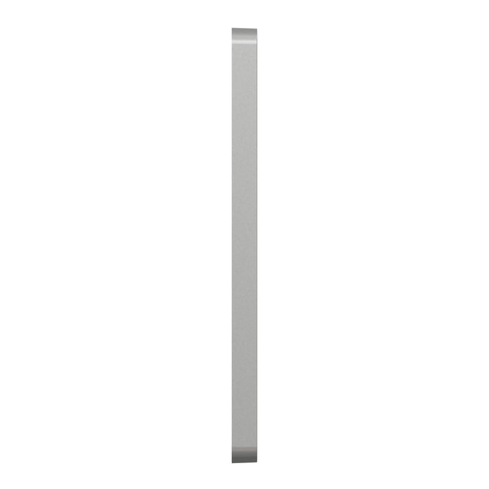 Square D 1 Gang Screwless Matte Wall Plate Gy