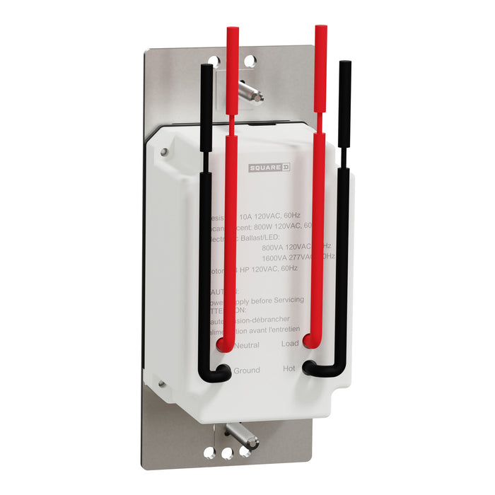 Schneider Electric Pir Occ/Vac Switch Comm Single Pole Bk