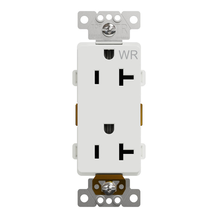 Schneider Electric Wr/Tr 20A Receptacle Comm Wh