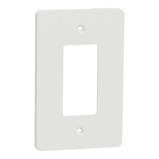 Square D 1 Gang Mid+ Wall Plate Wh