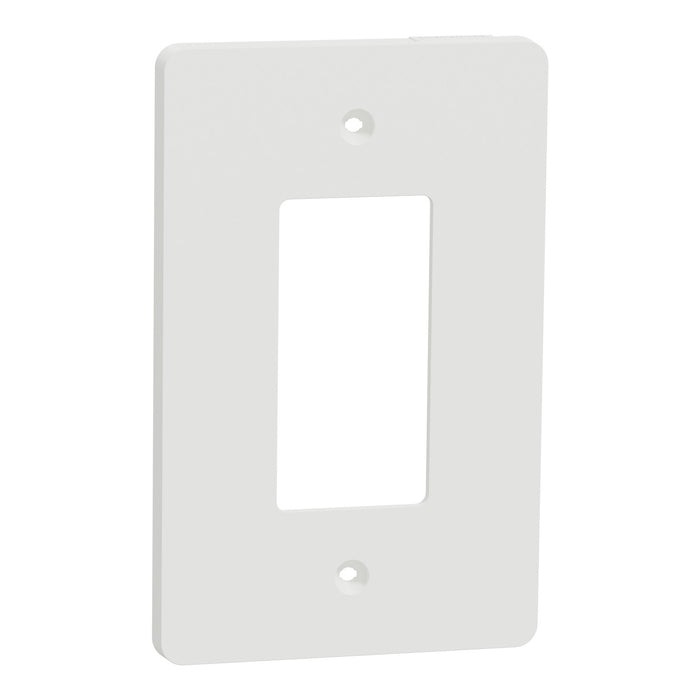 Square D 1 Gang Mid+ Wall Plate Wh