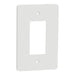 Square D 1 Gang Mid+ Wall Plate Wh