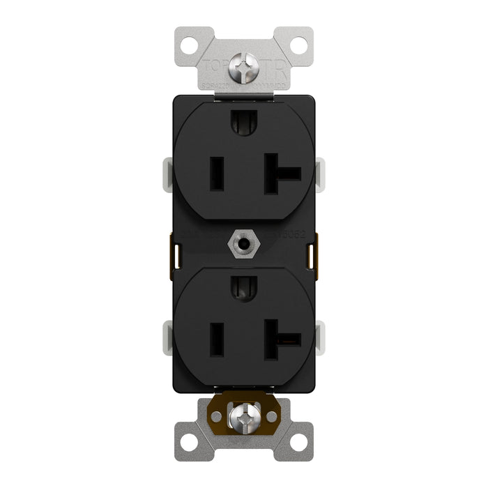 Schneider Electric Tr 20A Duplex Outlet Comm Bk