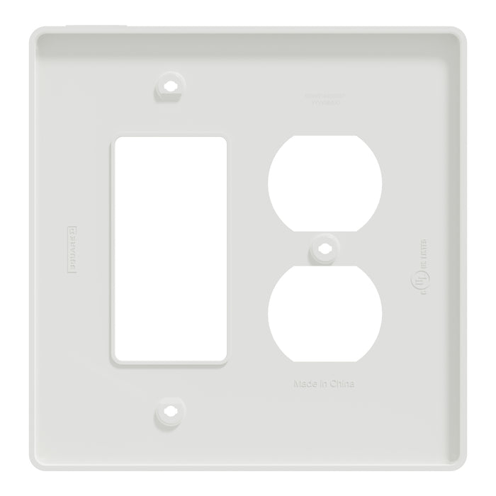 Square D 2 G Mid+ 1 Duplex 1 Deco Wp Wh