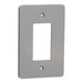 Square D 1 Gang Mid+ Wall Plate Gy
